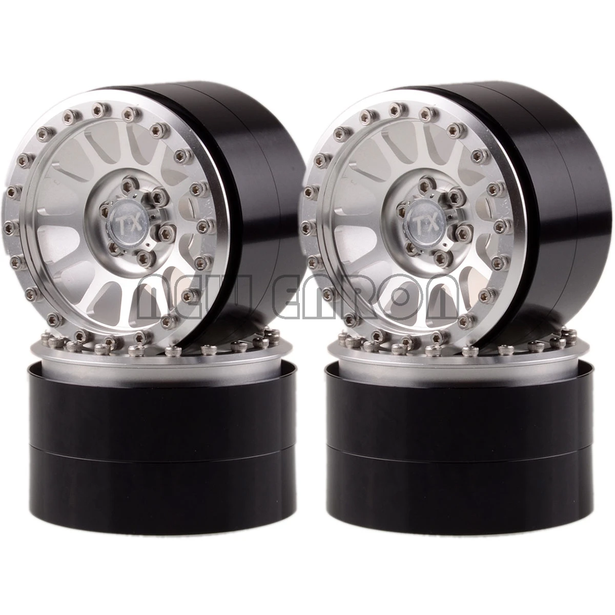 ENRON 4P 2," металл 12 спиц Beadlock колеса диски ступицы для осевой SCX10 SCX10 II 90046 90047 RR10 Wraith YETI 90056 90053