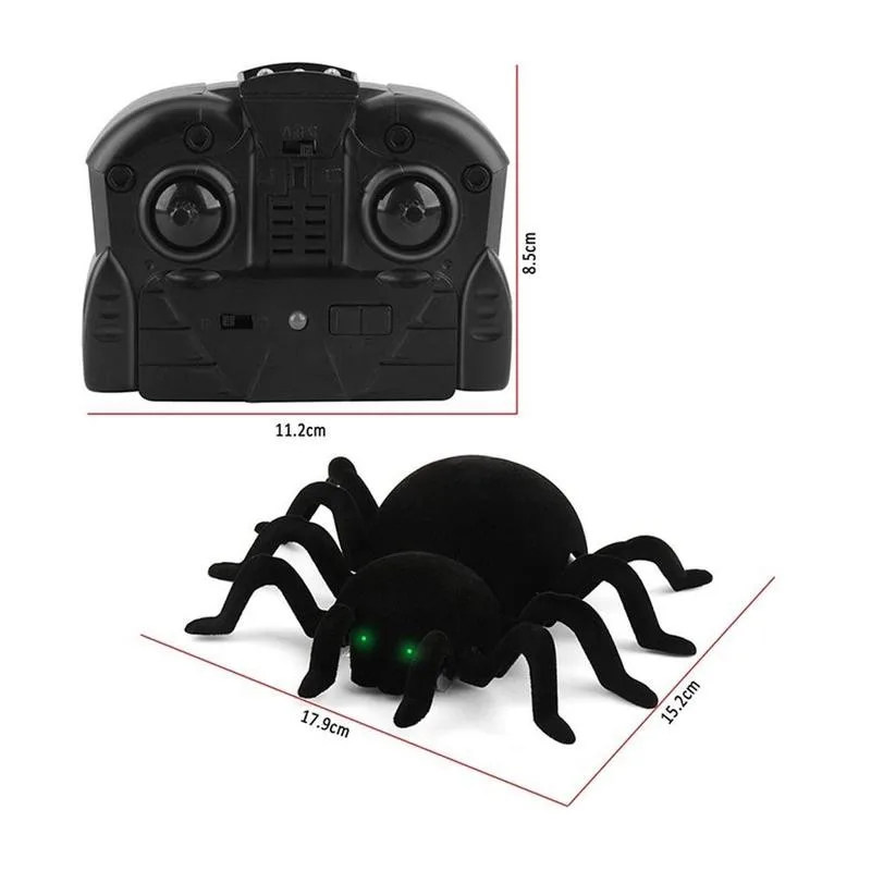 

Remote Control Toy Wall Climbing Spider For Rc Animal Climbing Fun Halloween Creepy Spider Remote Control Simulation Scary Trick