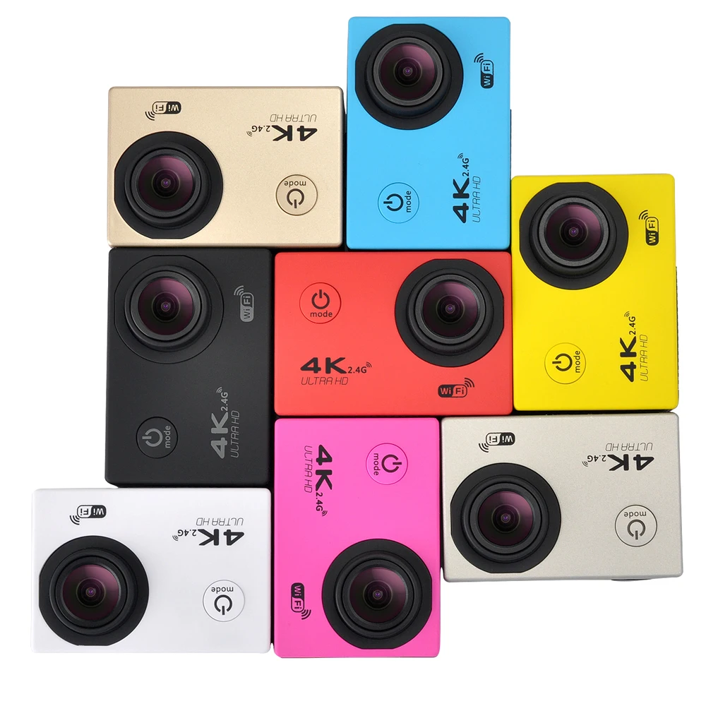 Фото мини-камера F60R 4K wifi Full HD 1080P Экшн-камера Водонепроницаемая 30 м 120 градусов широкоугольный для экстремальных видов спорта на открытом воздухе