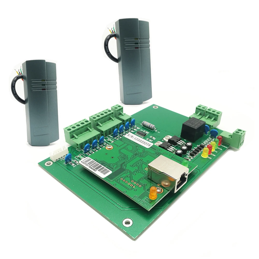 

Однодверная двухсторонняя RFID-карта TCP/IP 125 кГц, система контроля доступа Wiegand единый замок для двери