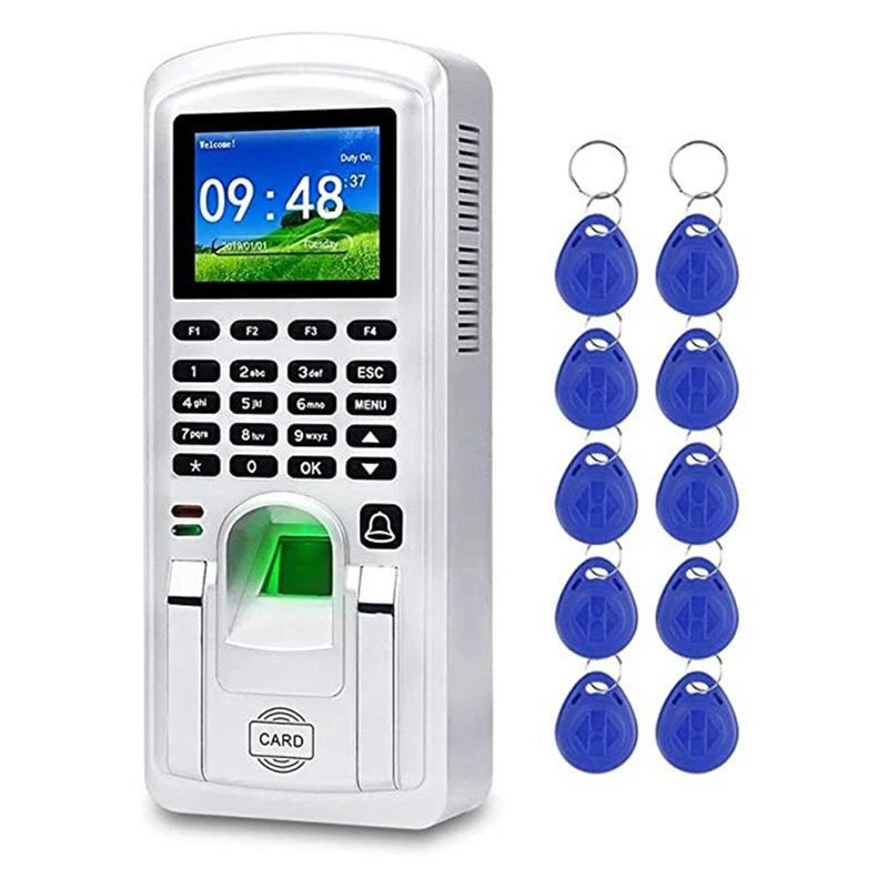 

Fingerprint Access Control TCP/IP Biometric Time and Attendance Punch Clock