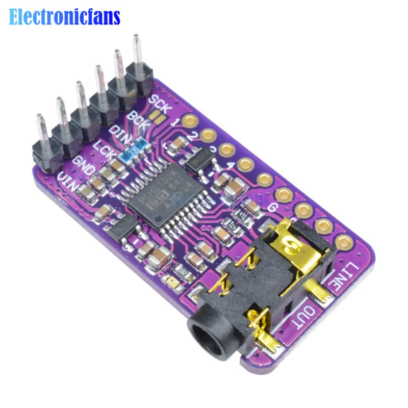 PCM5102 DAC IGS интерфейс декодер звуковая карта плата цифровой аудио GY-PCM5102 Phat формат плеер модуль для Raspberry Pi