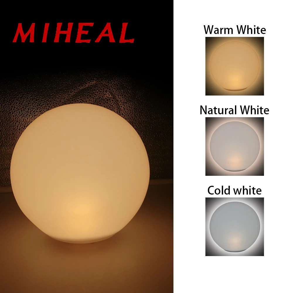 Перезаряжаемый светодиодный Ночной светильник в виде Луны 3 цвета с регулируемой