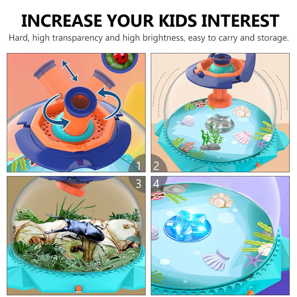 

1pc Insect Observation Box Small Fish Tank Insect Jar Outdoor Observation