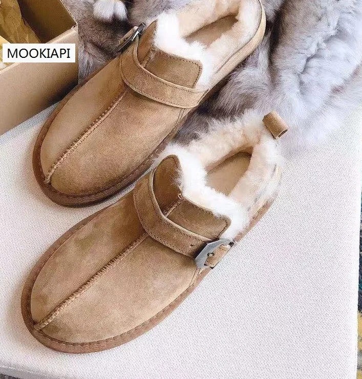 

Женская обувь китайского бренда 2019, натуральная кожа, 100% Натуральная шерсть, женские зимние сапоги высокого качества, бесплатная доставка