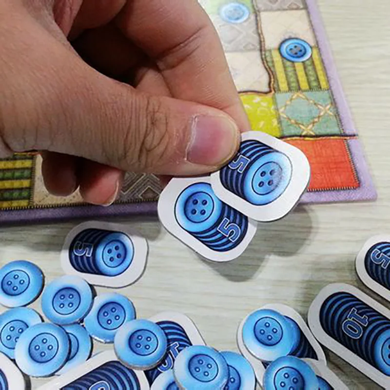 Лоскутная настольная игра для двух игроков забавные вечерние бумажные игры