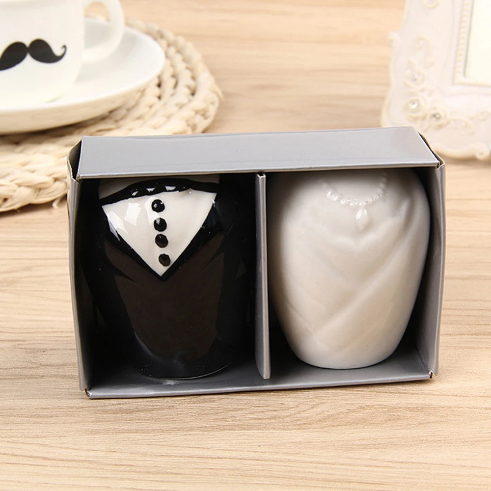 2 шт./лот керамическая Солонка и перечница с дырочками сверху набор канистр