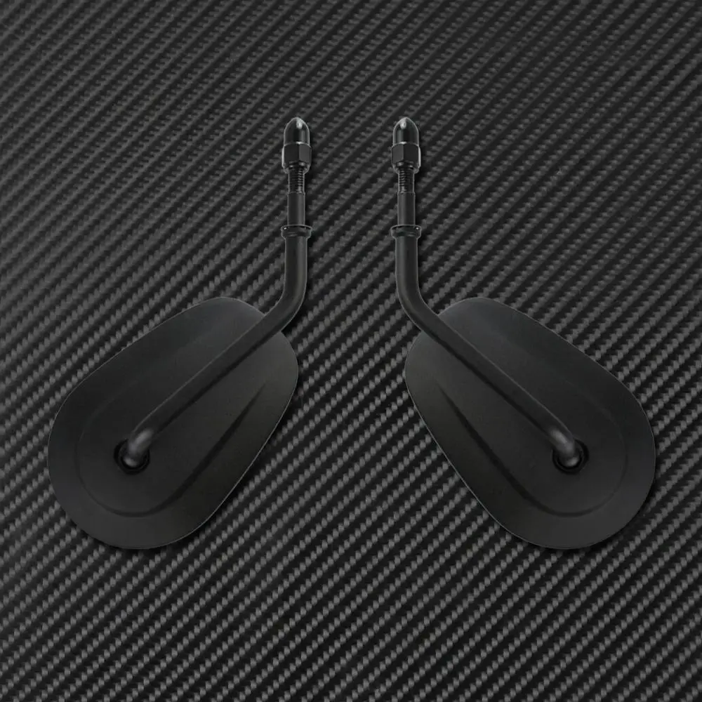 Мотоциклетные боковые зеркала заднего вида матовый черный для Harley Sportster XL 883 1200 48