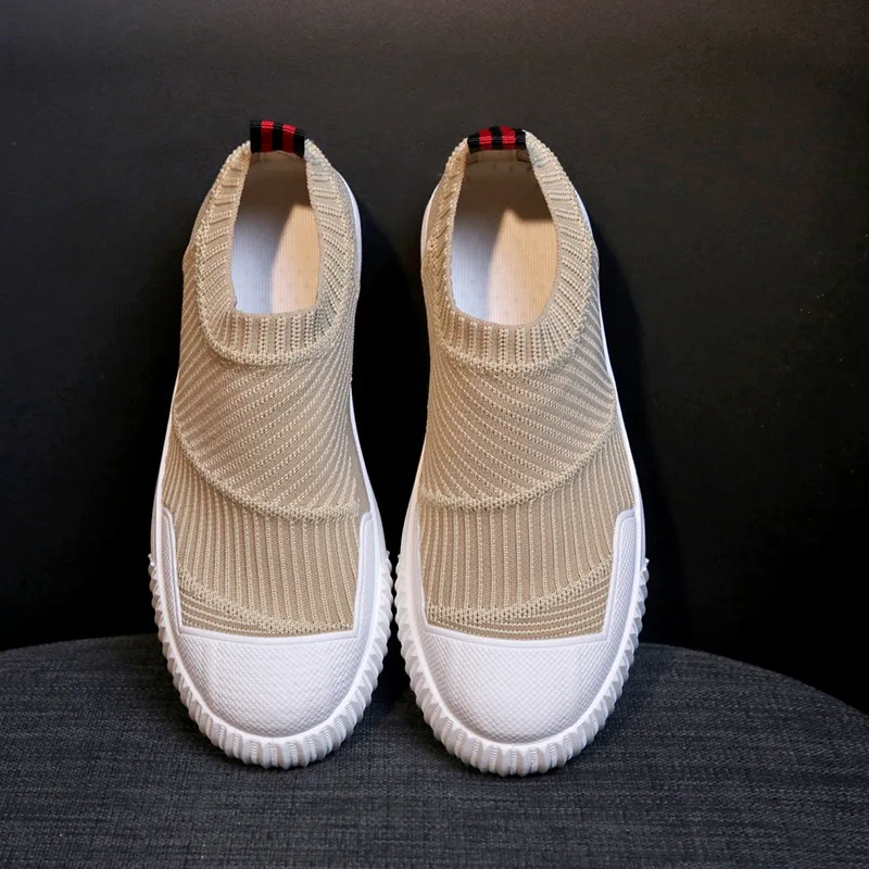 

Flying woven sports shoes women breathable white shoes women 2021 summer new fashion casual shoes