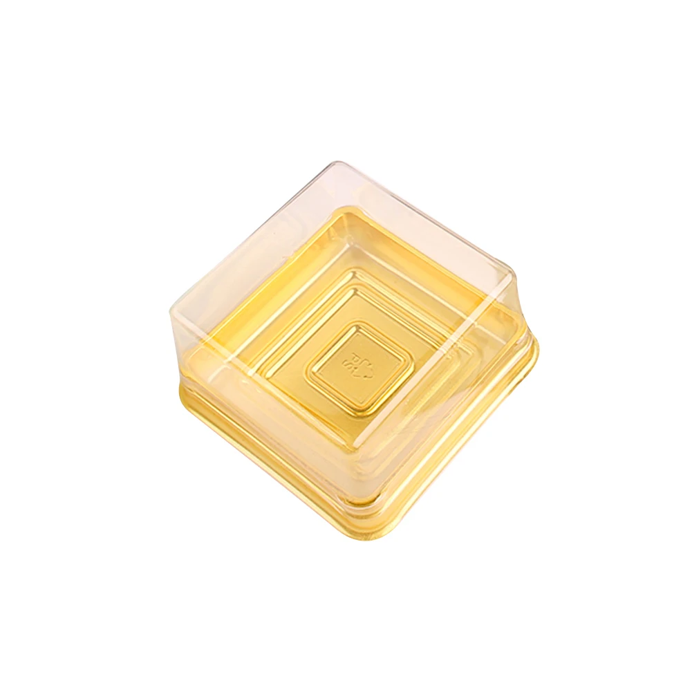 50 шт одноразовые Свадебные яйца желток слоеного полукруга упаковка для кексов