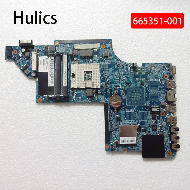 

Hulics оригинальный 665351-001 аккумулятор большой емкости для HP DV6 DV6-6000 DV6-6B DV6-6C материнская плата с поддержкой Intel hm65 665351