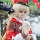 Игра Genshin Impact Косплей Хэллоуин Klee Genshin Impact Klee Косплей Хэллоуин для искусственных детей новый год