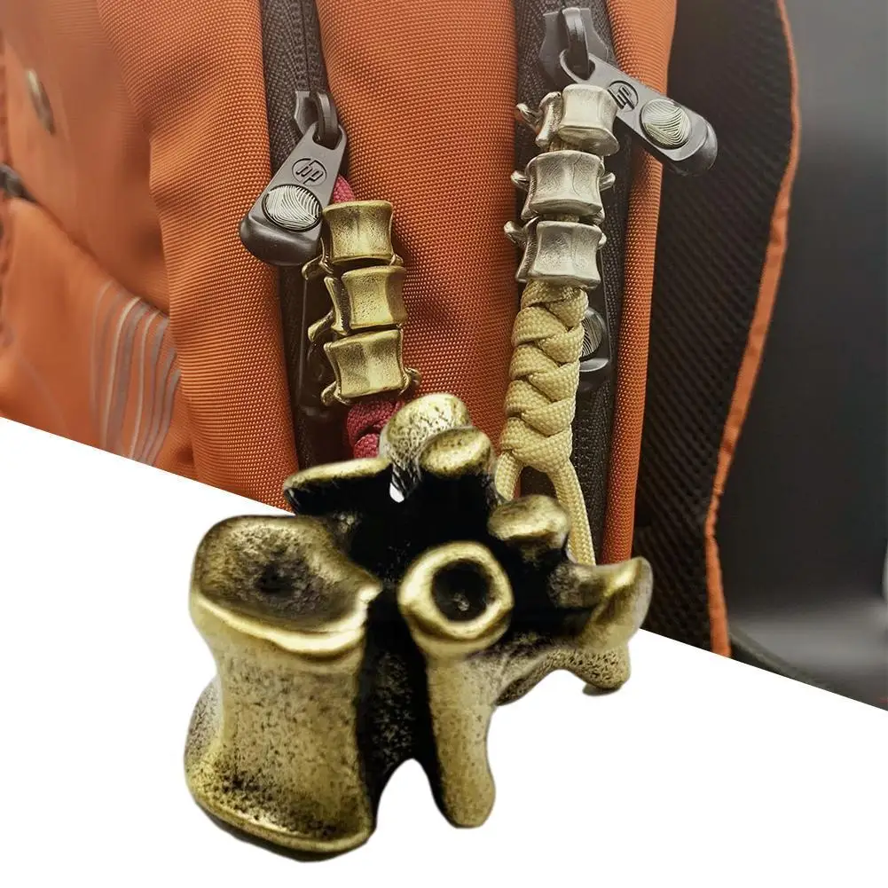 

Brass Umbrella Rope Beads Diy Knife Accessory Retro Outdoor Hanging Survival Pendant Edc Keychain Paracord Lanyard Pendant U5d3