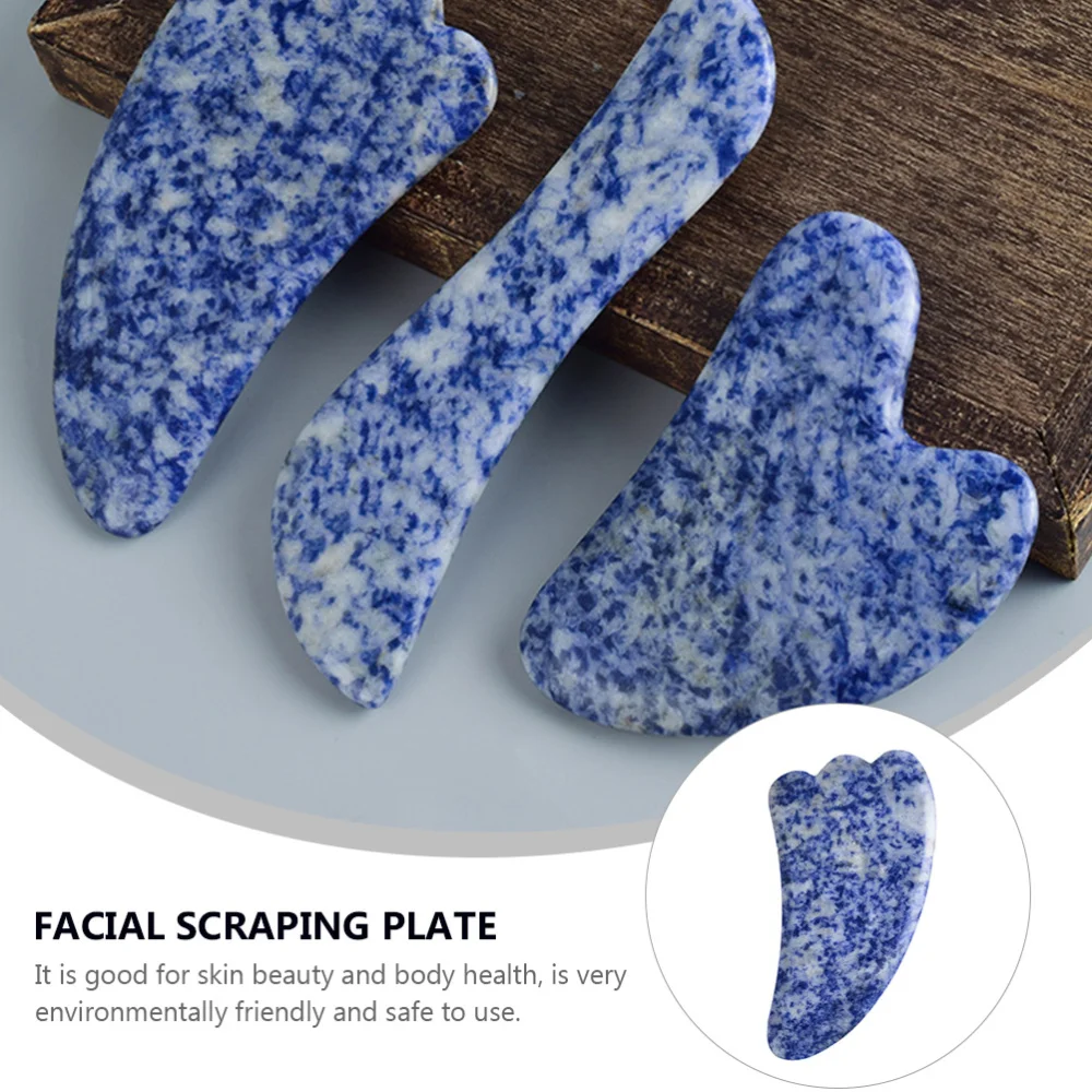 

1pc Durable Scraping Tool Jade Scraping Plate (Assorted Color)