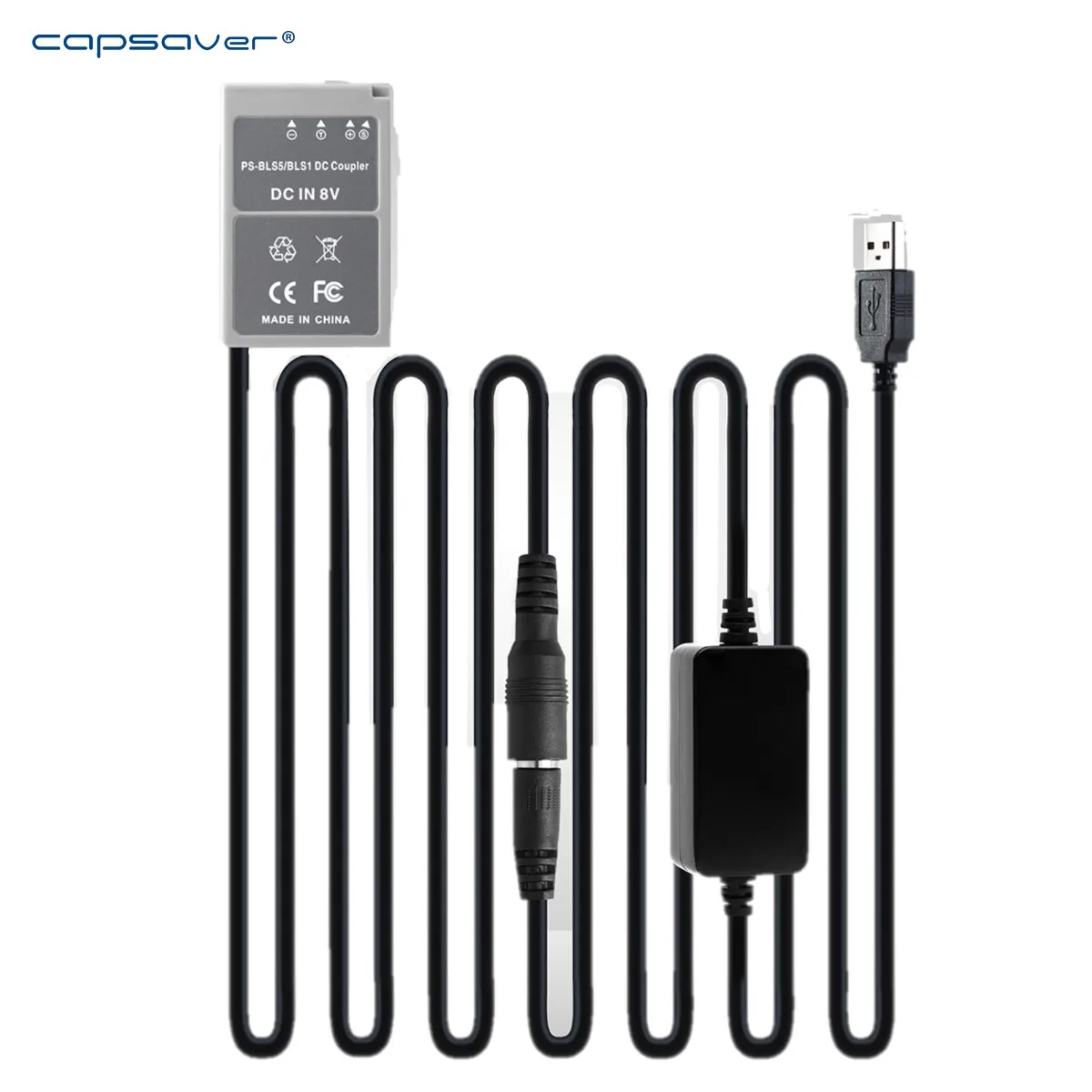 Аккумуляторная батарея capsaver BLS1/BLS50 внешний USB-источник питания для Olympus DC/DV