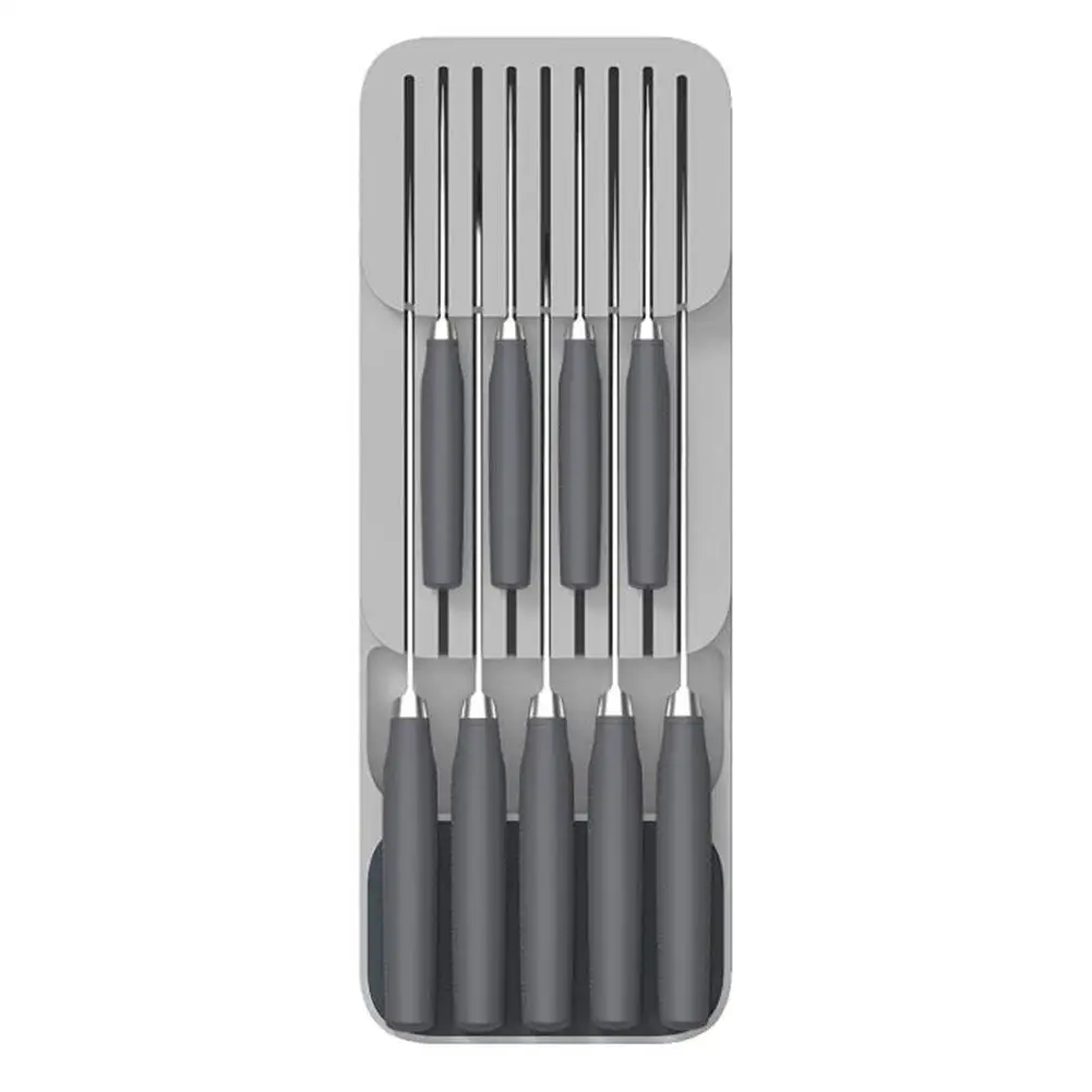 Новый креативный пластиковый держатель для ножей кухонный ящик подставка