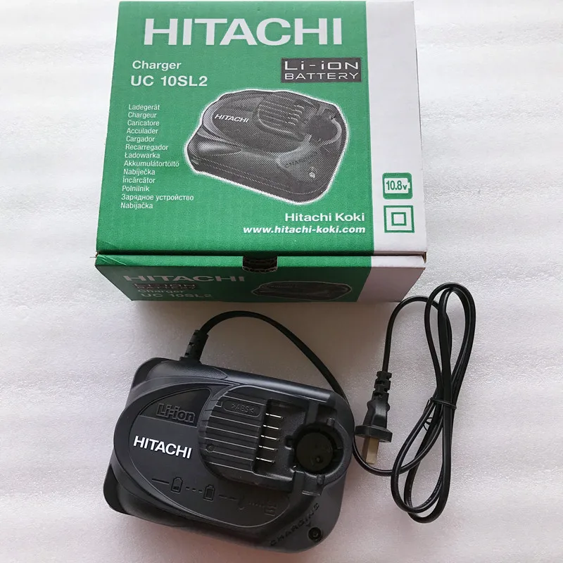 

220-240V Charger UC10SL2 for HITACHI HIKOKI 10.8V 12V UC10SFL BCL1015 BC10DAL DS10DFL DB10DL WH10DL WH10DFL CR10DL WH10DCL