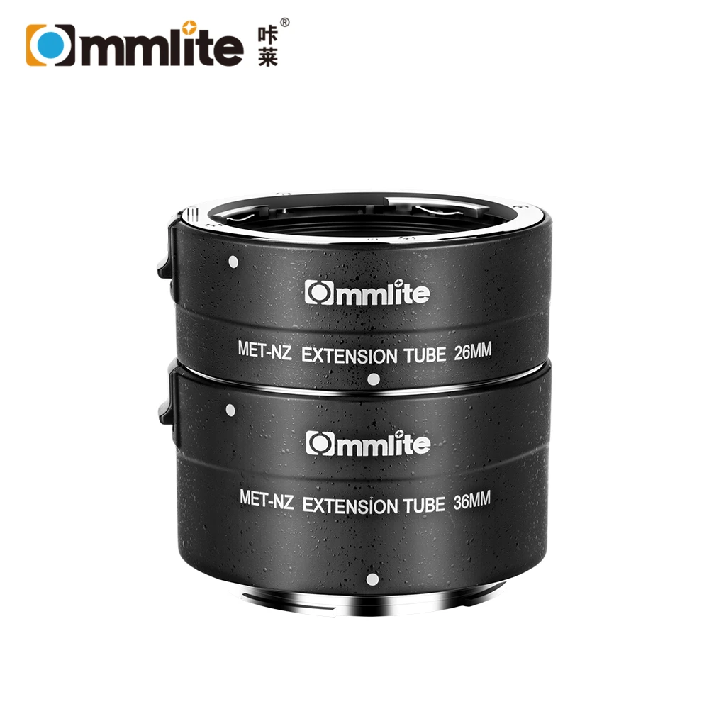 

COMMLITE CM-MET-NZ Aluminum Alloy Automatic Macro Extension Tube for Nikon Z-mount Cameras/Lenses(26mm, 36mm)
