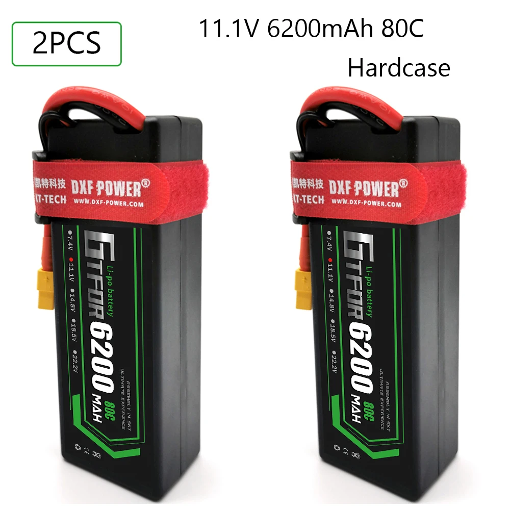 

GTFDR Lipo аккумулятор 3S 11,1 В 6200 мАч 80C-160C T Deans XT60 EC5 Hardcase для автомобиля грузовика salash 1/8 1/10 автомобильный Багги truggy внедорожник