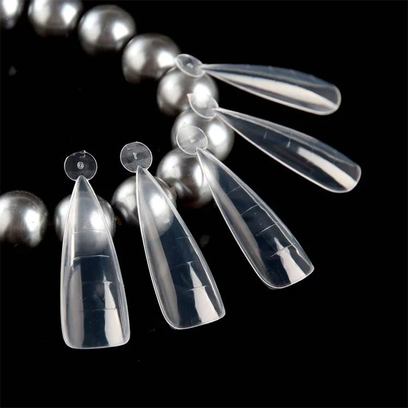 120 шт. формочки на шпильках для быстрого наращивания ногтей |