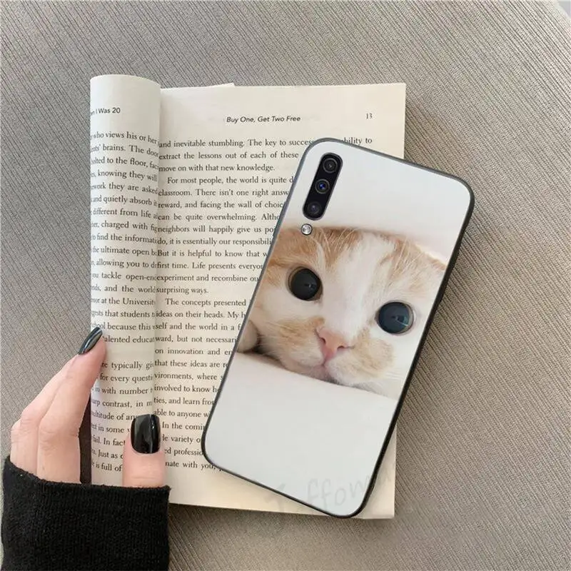 

cat animal lovely mobile shell Phone Case For Samsung galaxy S 9 10 20 A 10 21 30 31 40 50 51 71 s note 20 j 4 2018 plus