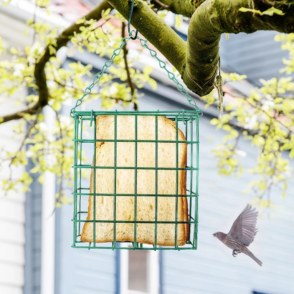 

Square Bird Feeder Bird Food Dispenser Hanging Bird Feeder Sebum Feeder