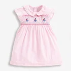 Little Maven2021 Новая летняя одежда для маленьких девочек Брендовое платье детские хлопковые платья в полоску с рисунком лодки для От 2 до 7 лет S0958