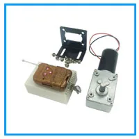 Bringsmart A58SW31ZY редуктор ed Мотор DC 12 В 24 В червячный редуктор 5-470r с высоким крутящим моментом D вал двигатель обратный самоблокирующийся мини-мотор