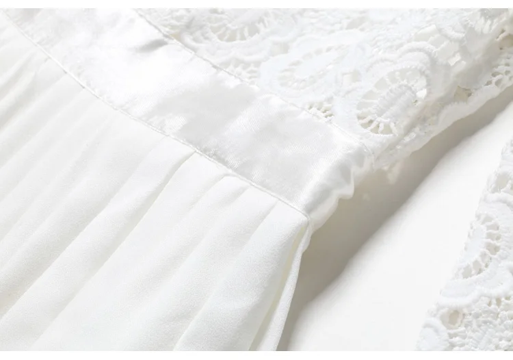 

White Patchwork Lace Dress For Women Vestidos De Fiesta De Noche Maxi Dress Women's Summer Sundress Ladies Dresses Robe Femme