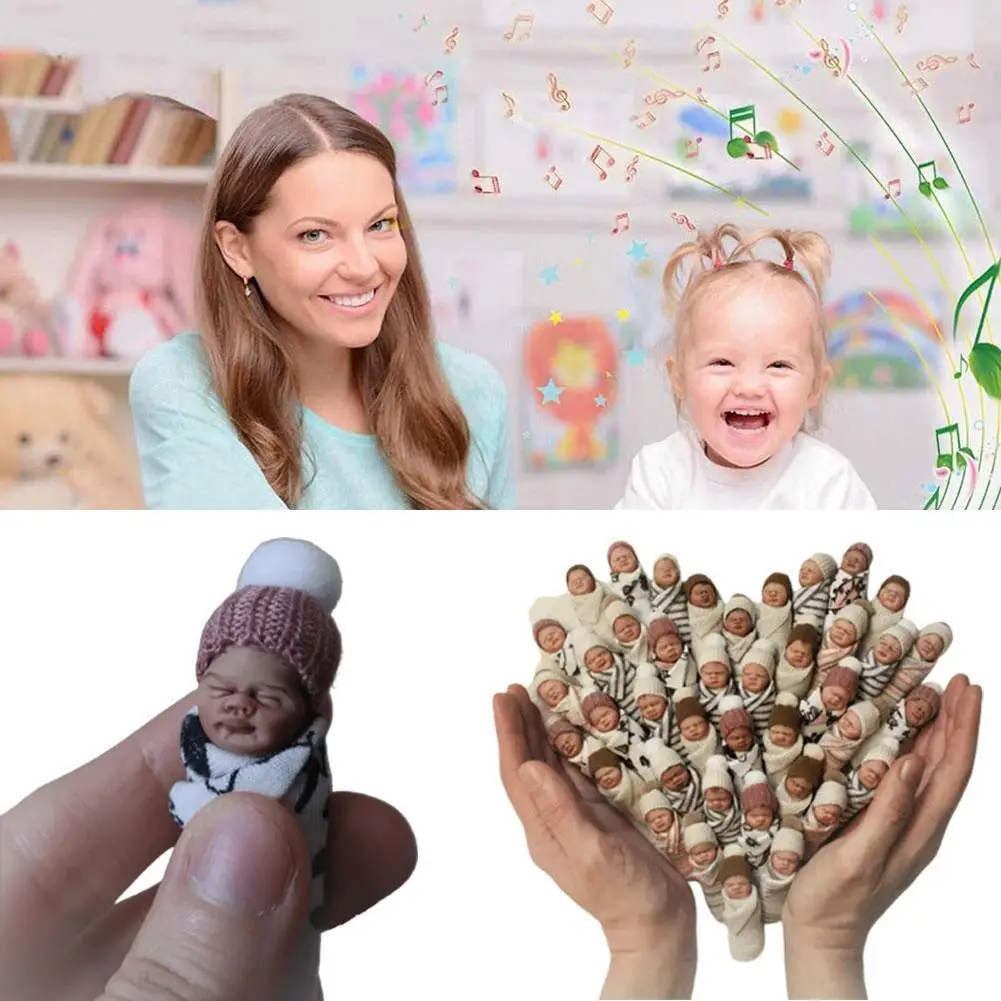 Миниатюрные куклы-реборны 5 см игрушка имитация маленьких пальцев Мини-куклы