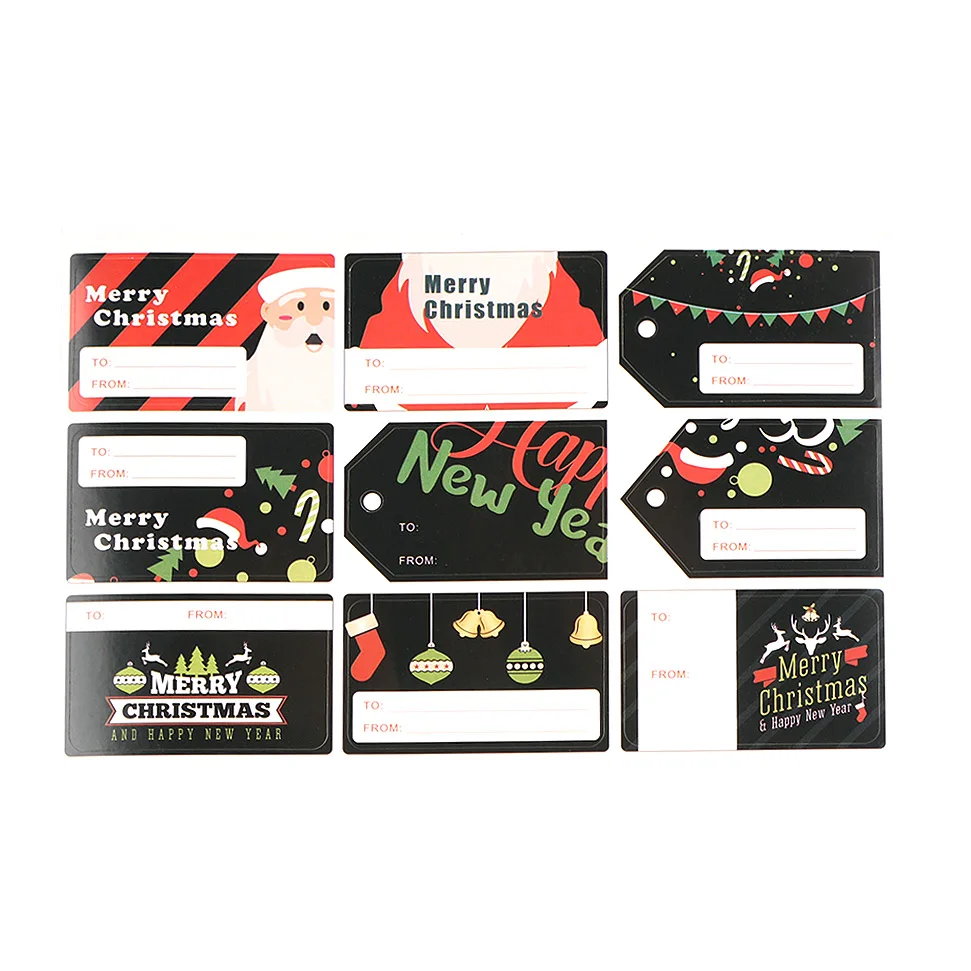 36 шт./компл. Новогодняя Рождественская тематическая Печать Подарочная бумага стикер студентов DIY многофункциональная дневник наклейка Торт упаковка для печенья этикетка