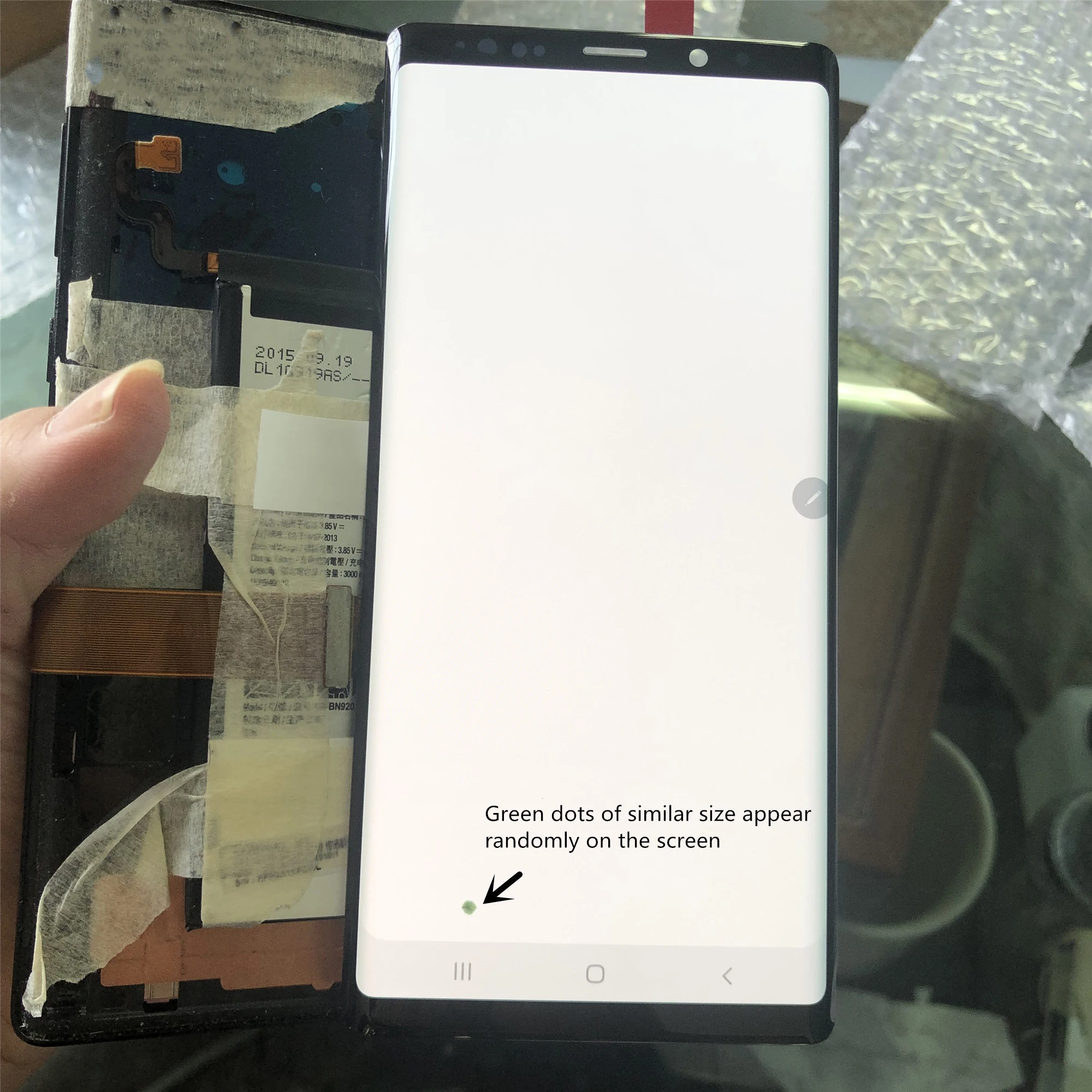 Оригинальный дисплей dot AMOLED 6 4 ''Note 9 ЖК-рамка для SAMSUNG GALAXY Note9 N960 N960F сенсорный