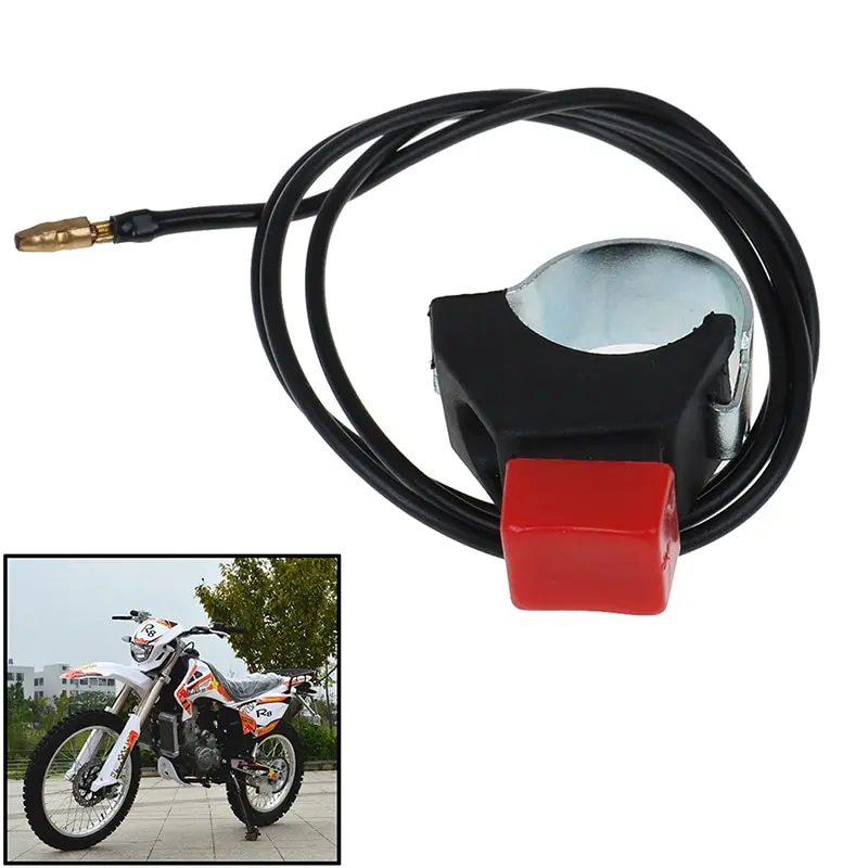 

Universal Motorcycle Handlebar Switch Horn Starter Kill Button E-Bike Motor