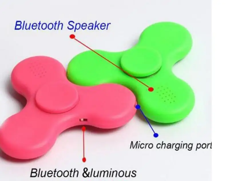 Светодиодные музыкальные колонки ручной Спиннер с Bluetooth игрушка-фиджет хороший