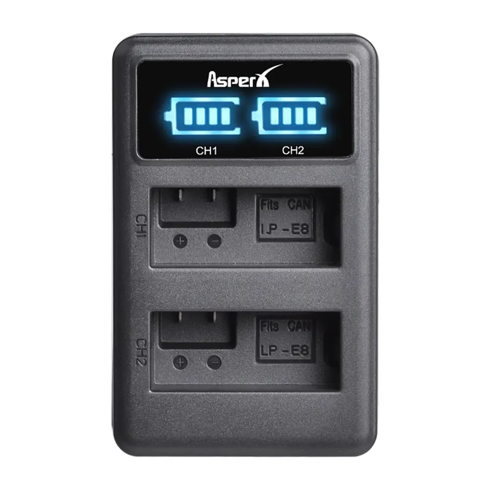 Литий ионные аккумуляторы LP E8 LPE8 4 шт. светодиодный двойной usb зарядное устройство