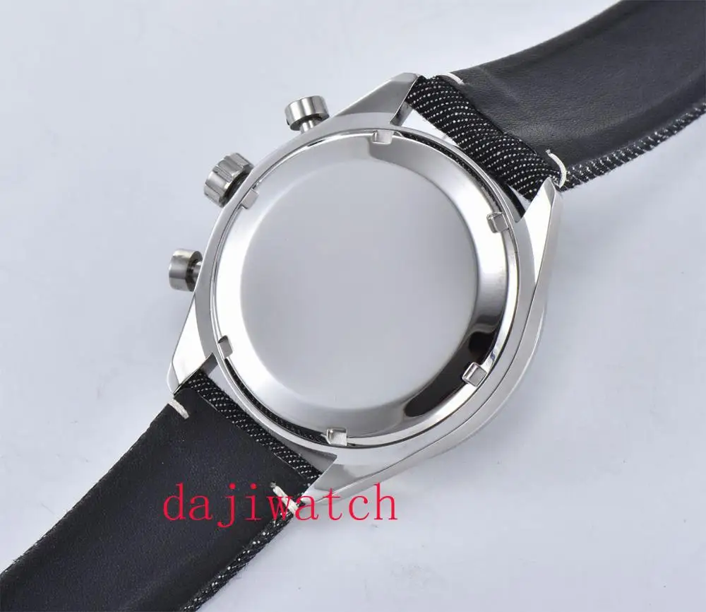 Новое поступление роскошный бренд 40 мм кварцевый хронограф с 24 часовым