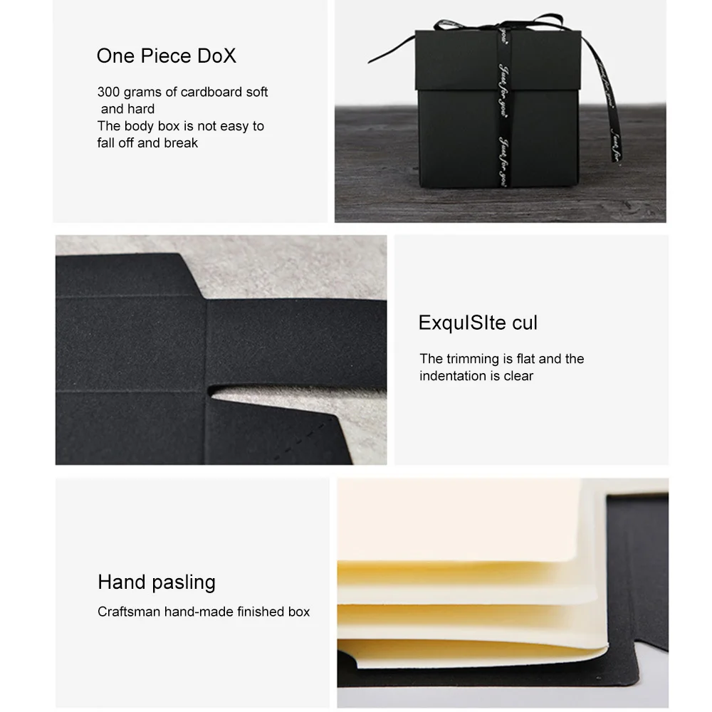 Коробка-сюрприз в сборе для друзей подарок уникальный дизайн модная Взрывная