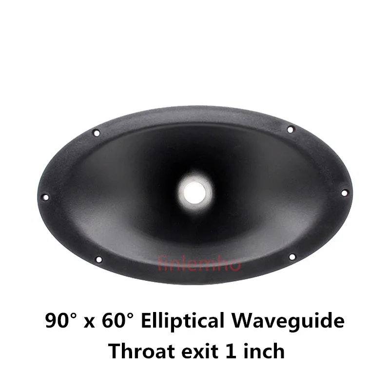 

1PC DJ Speaker Tweeter Horn 1" Throat Oval Waveguide 90° x 60° For IMPACT-X15 Professional Audio HiFi Home Theater Car Piezo
