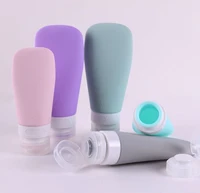 silicone travel bottle 386090ml empty squeeze travel containers leakproof refillable for shampoo spray conditioner lotion