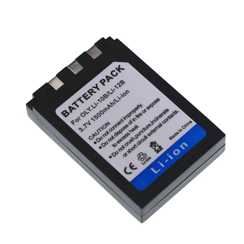 Li-10B Батарея для цифровой камеры Olympus Li-12C LI-10C Li-12B C-470 C-5000 + сетевой автомобиля