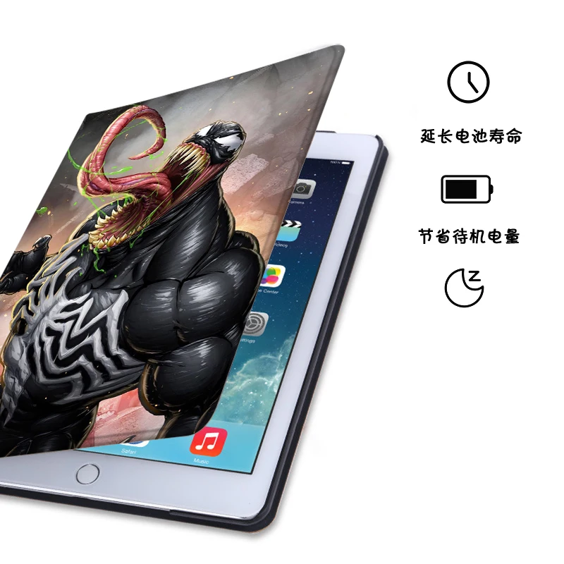 

Disney Marvel Tablet PC Case is suitable for ipad2/3/4/air1/2/3/min1/2/3/4/5 Spiderman Ultra Slim Magnetic Cover Case