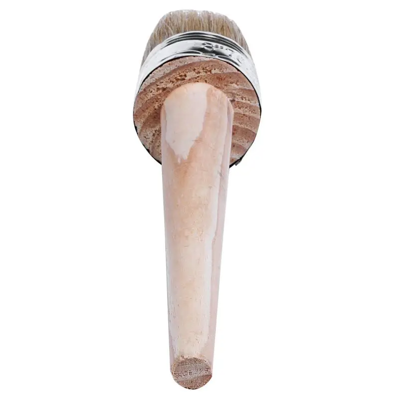 50 мм деревянная круглая ручка щетиной Мел масляной краски восковые щетки 185