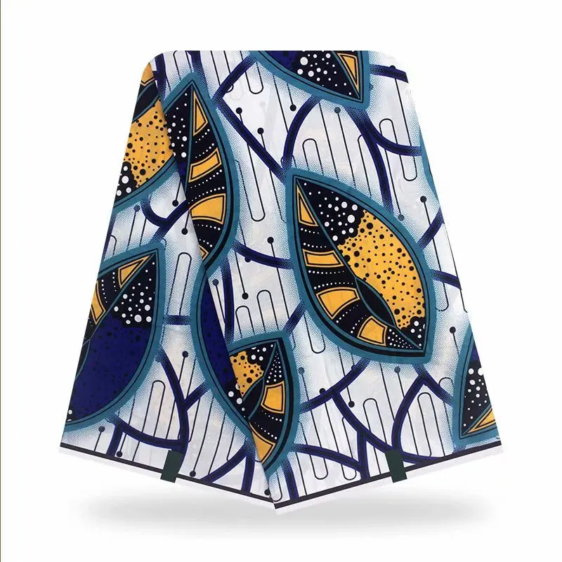 

african fabric Guaranteed Veritable Wax cotton African Ankara Real Wax 6 Yards African Printed Fabric 100% cotton