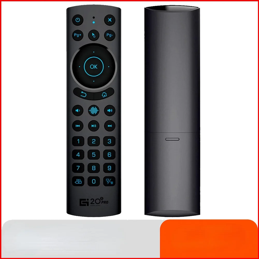 

G20BTS Plus G20S PRO 2.4G Wireless Voice Backlit Air Mouse Gyroscope IR Learning Remote Control for X96 X4 AM7 Android TV BOX