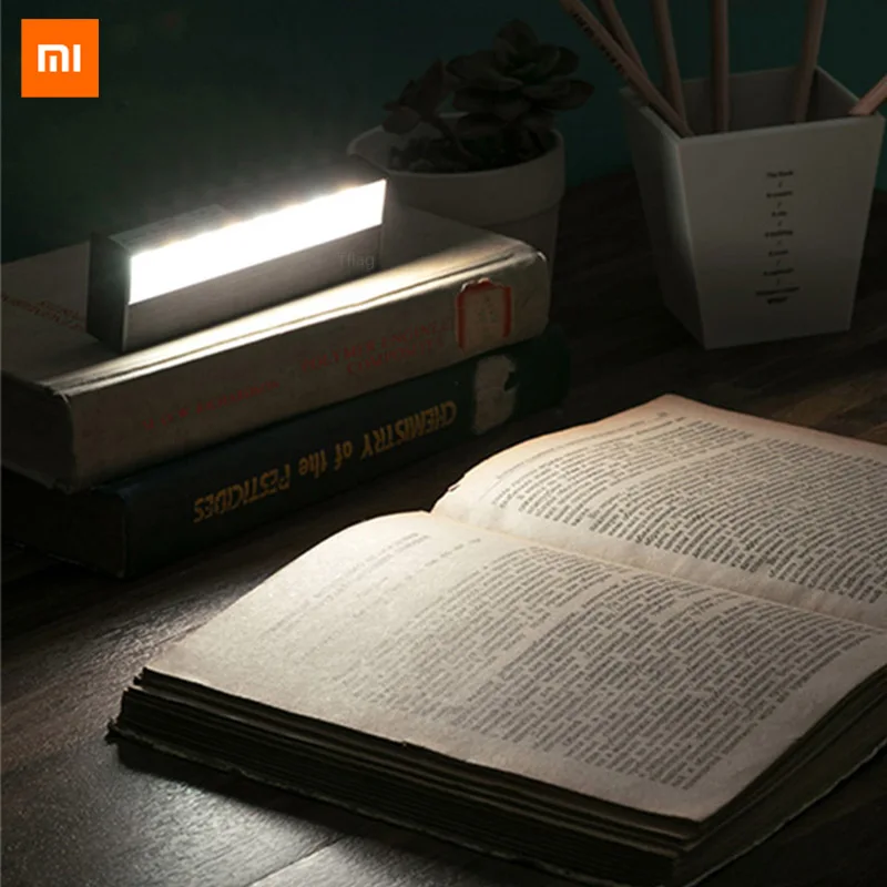 Портативный светодиодный Настольный светильник Xiaomi Mijia USB зарядка для