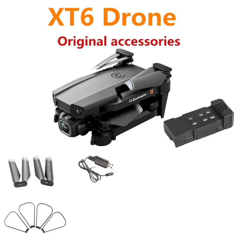 

Аккумулятор для дрона XT6, 3,7 в, 500 мАч, лопасть пропеллера, зарядная линия USB, запасные части для мини-дрона XT6, оригинальные аксессуары