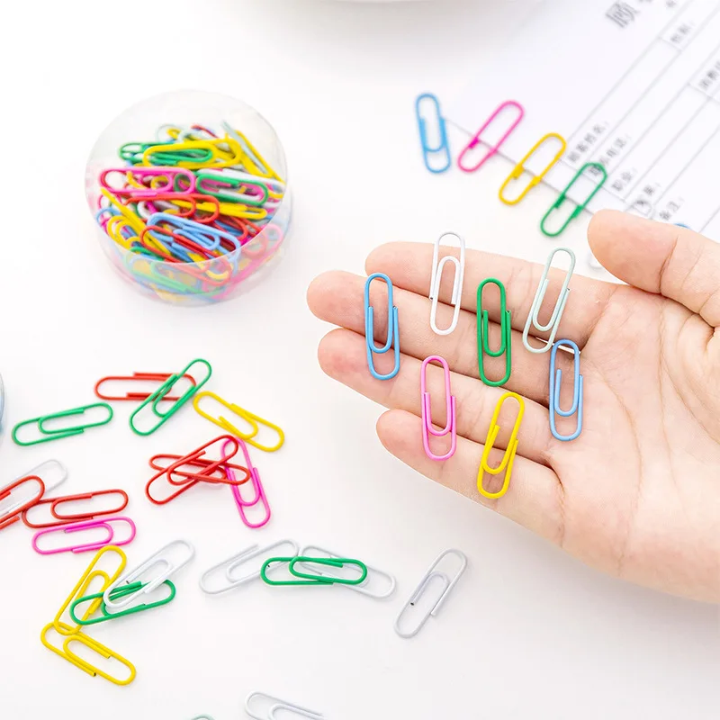

50 pcs/pack Clip Hollow Metal Binder Clips Notes Letter Paper Clip Office Supplies