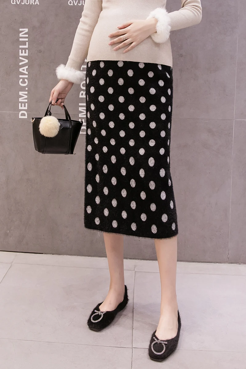 Водонепроницаемые бархатные осенние модные юбки для беременных талии живота