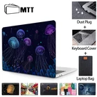 MTT чехол для ноутбука Macbook Air 13 M1 Pro 13 14 15 16 12 дюймов Retina пластиковый жесткий чехол с сумкой для ноутбука A2337 A2338 A2442