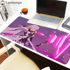 Honkai ударопрочные коврики для мыши под заказ, Игровая клавиатура, ноутбуки, стол, аниме аксессуары, компьютер, офис, Настольный коврик, игровой коврик, коврики Xl